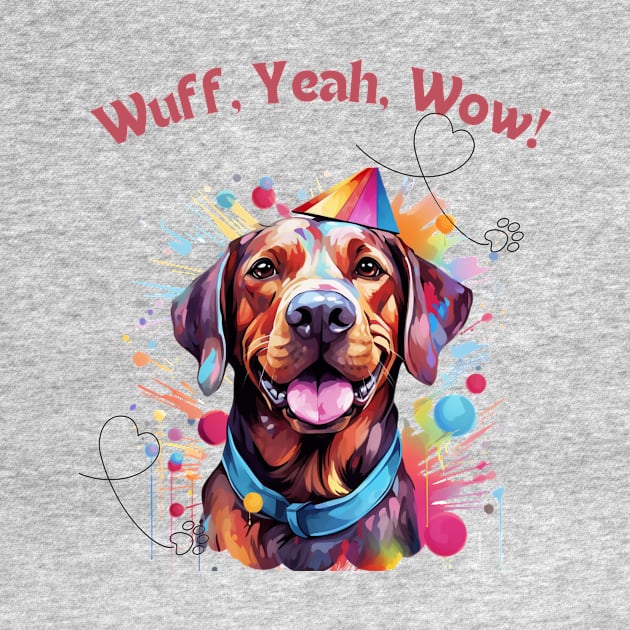 Woofy Adventure - Funny Dog Design by NedisDesign